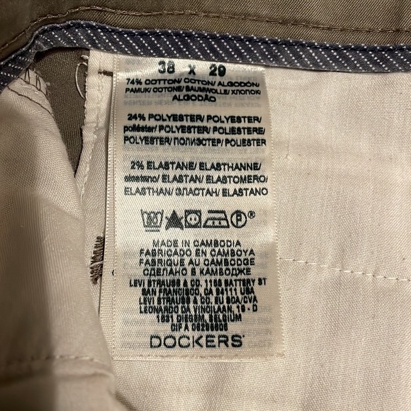 Mens Dockers Straight Fit pants, 38x29 - Picture 8 of 8